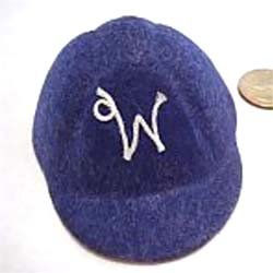 Doll-Sized Monogrammed Baseball Cap