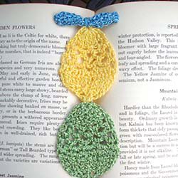 Easter Egg Crocheted Bookmark