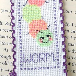 Glowing Worm Bookmark
