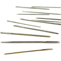 Kreinik Manufacturing > Needles & Laying Tools > Curved Tapestry #22  Needle, 5 pack