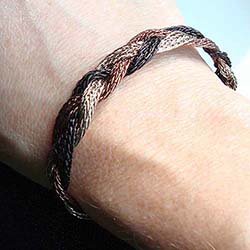 Braided Autumn Metallic Bracelet