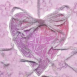 Lavender Valentine Card