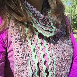 Spring Frost Scarf Pattern