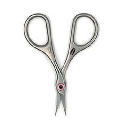 3.75" Ring Lock Stainless Steel Curved Scissors x302c