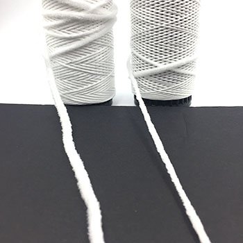 VATIN 150 Yards Length 1/8 inch Width Elastic Mask Strap String White –  Vatin Ribbon