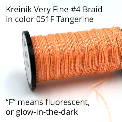 Very Fine #4 Braid Glow-In-The-Dark Thread