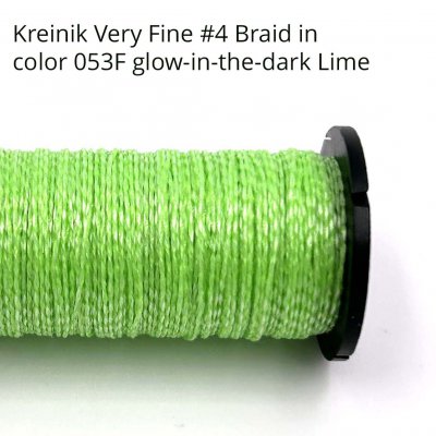 Very Fine #4 Braid Glow-In-The-Dark Thread