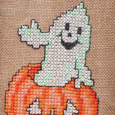 Make this ghost glow with Kreinik