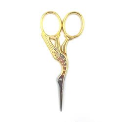 3.5" Gold Handled Stork Scissors