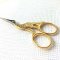 3.5" Gold Handled Stork Scissors